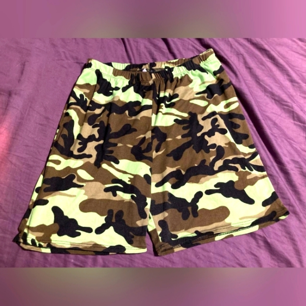 Rainbow Camo Shorts